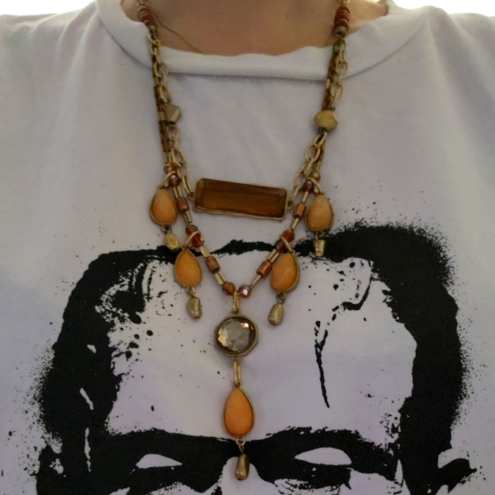 Boho Mutistrand Beaded Necklace